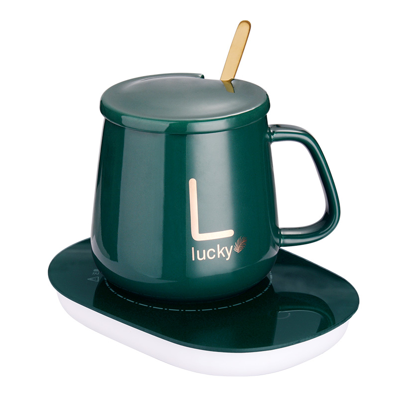 Electric Heated Coffee Mug Heating Coaster for Home Office Milk Tea Water Heating Mat Smart Thermostatic Warmer Pad Electric Heated Coffee Mug Heating Coaster for Home Office Milk Tea Water Heating Mat Smart Thermostatic Warmer Pad