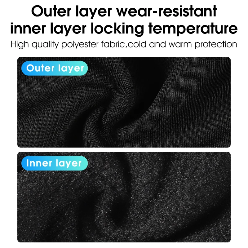 Electric Heated Cycling Cap Winter Balaclava Hat Warm Face Cover Bike Heating Headgear for Ski Bicycle Motorcycle