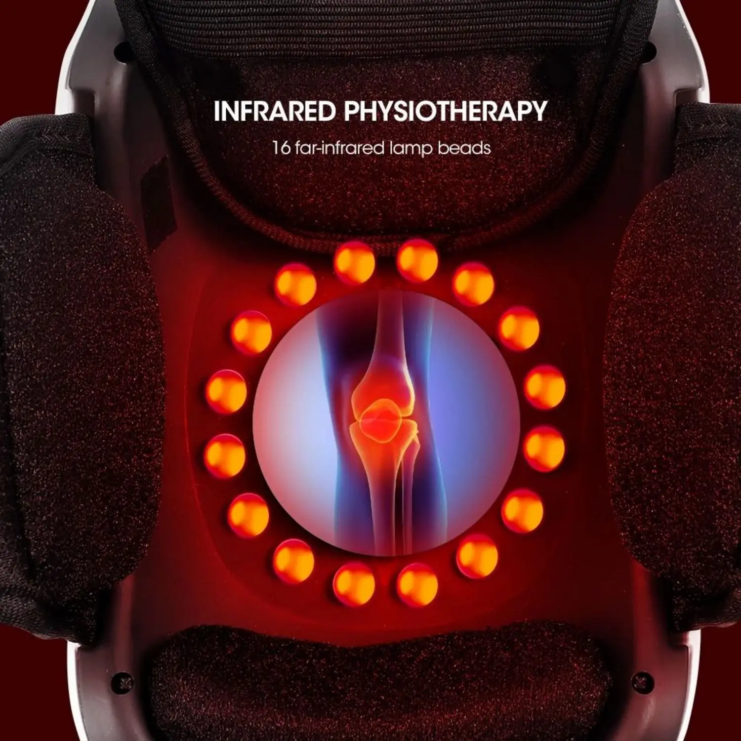 Electric Heating Massage Knee Pad Wireless Heated Knee Massager Wormwood Constant Temperature Hot Compress Vibration Electric Heating Massage Knee Pad Wireless Heated Knee Massager Wormwood Constant Temperature Hot Compress Vibration