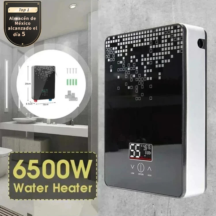 Electric Hot Water Heater Tankless Instant Boiler Bathroom Tankless Shower Thermostat Safe Intelligent Automatica Electric Hot Water Heater Tankless Instant Boiler Bathroom Tankless Shower Thermostat Safe Intelligent Automatica