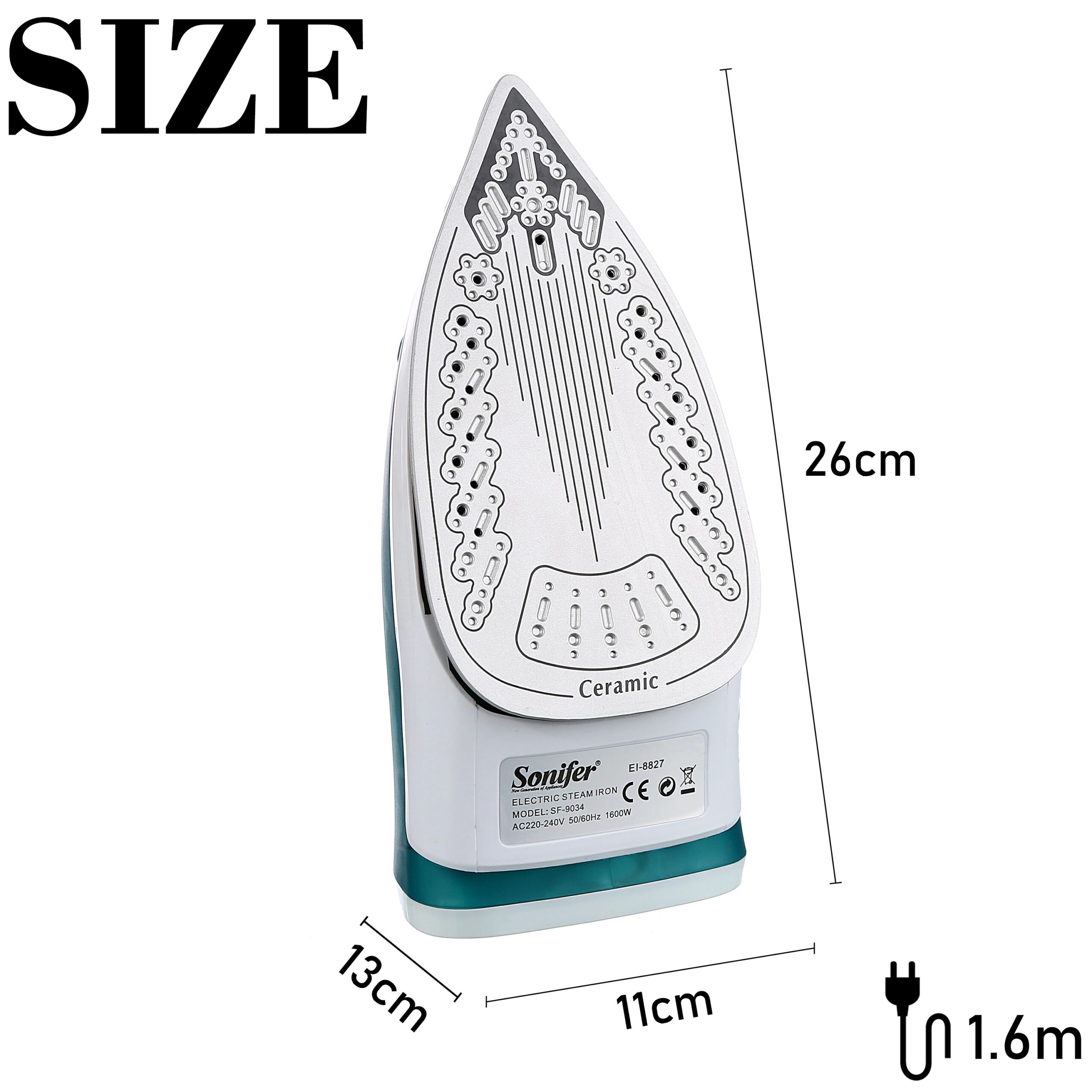 Electric Iron Portable Mini Garment Steamer Steam Iron For Clothing Iron Adjustable Ceramic Soleplate Iron For Ironing Electric Iron Portable Mini Garment Steamer Steam Iron For Clothing Iron Adjustable Ceramic Soleplate Iron For Ironing
