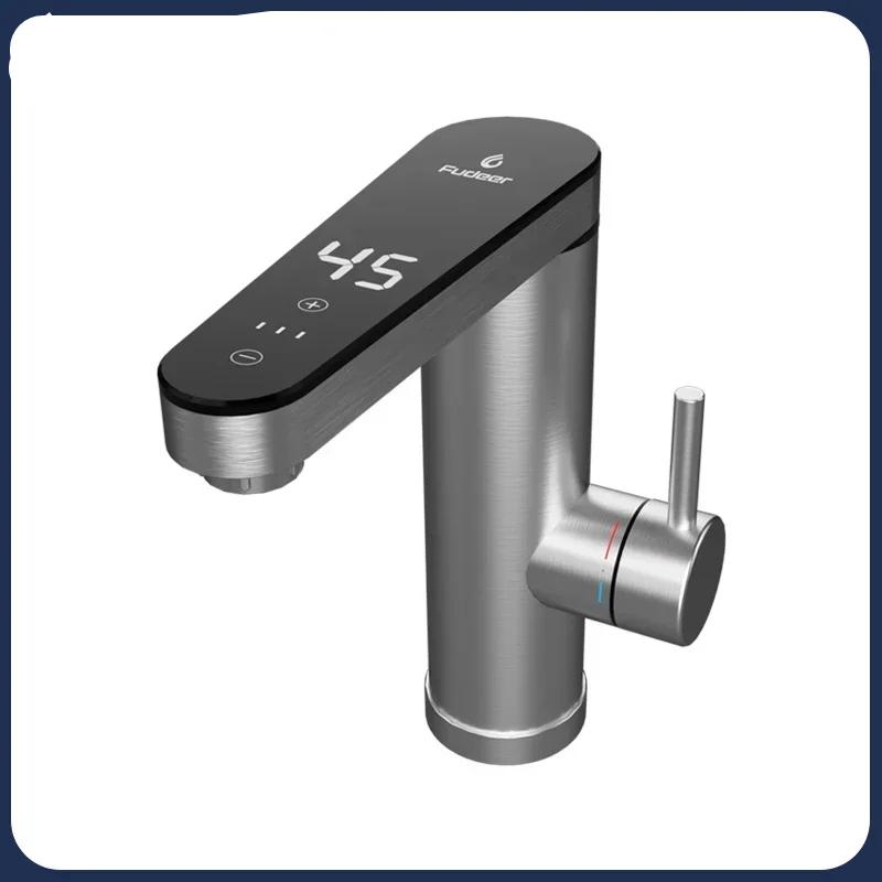 Electric Kitchen Water Heater Tap Instant Hot Stainless Steel Water Faucet Heater Cold Heating Faucet