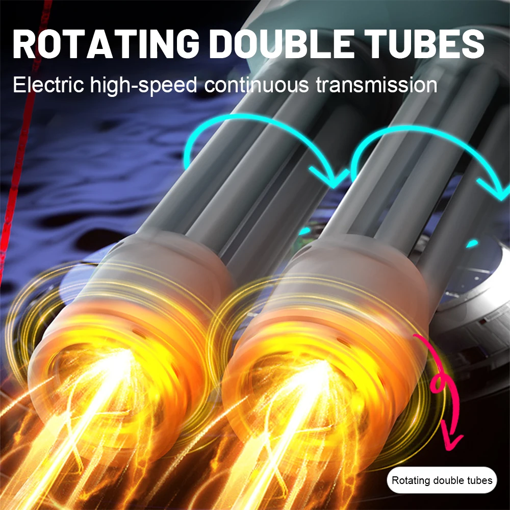 Electric LED Rotating Barrel Gatling Water Gun Toy Automatic Spray Water Pistol Blaster Cannon Pool Summer Toy for Kids Electric LED Rotating Barrel Gatling Water Gun Toy Automatic Spray Water Pistol Blaster Cannon Pool Summer Toy for Kids