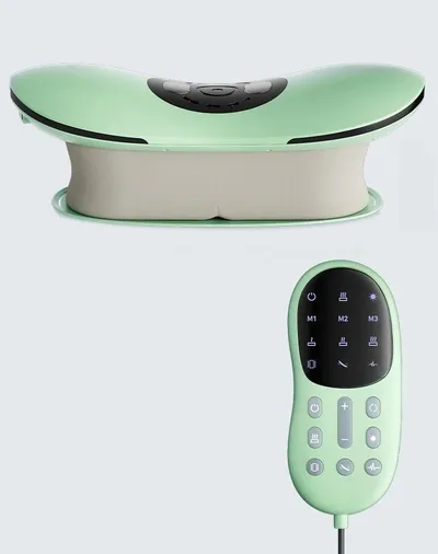 Electric Lumbar Traction Massager Adjustable Vibration Waist Spine Support Back Massage Machine Waist Masajeador