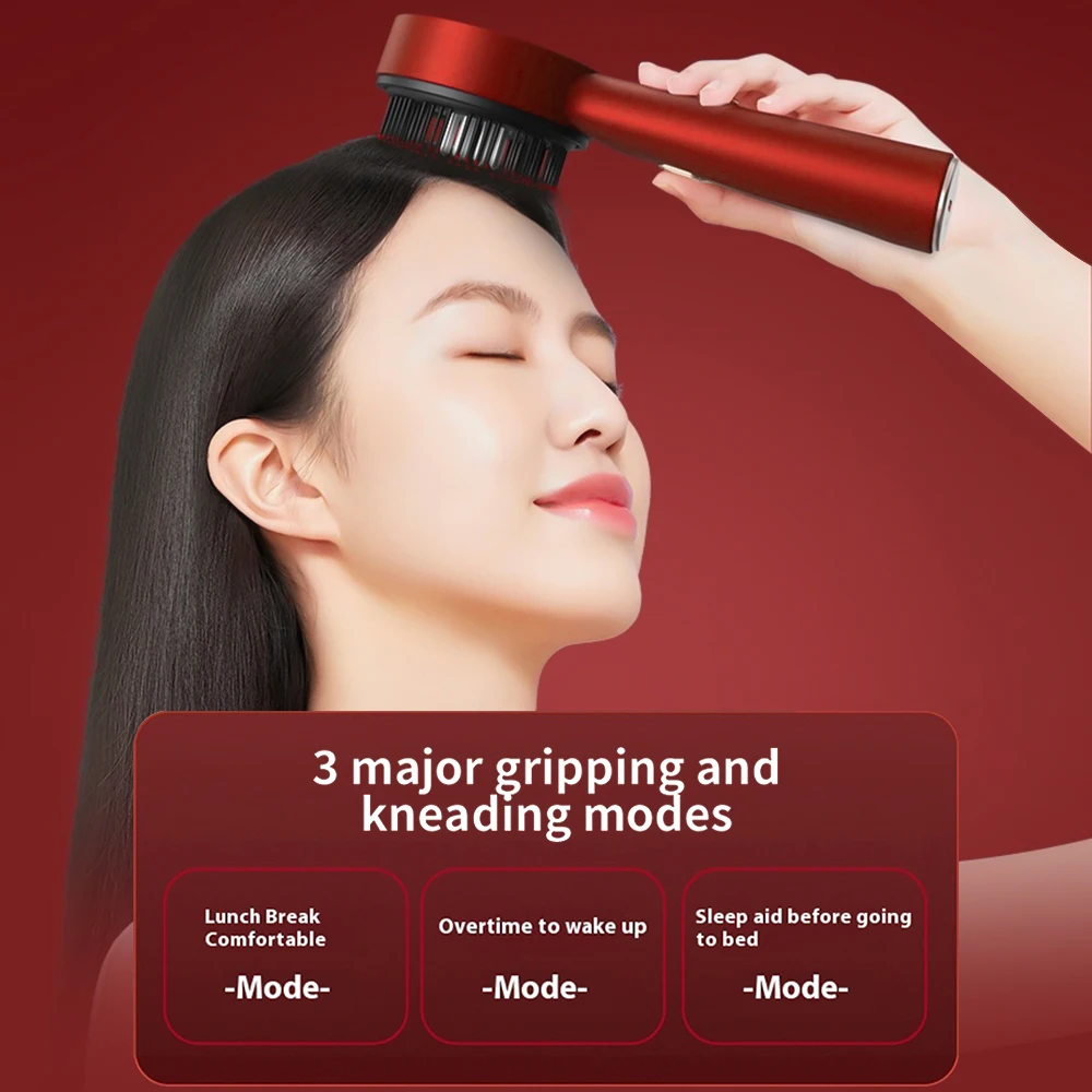Electric Massage Comb Vibration Red Light Therapy Hair Growth Massage Scalp Brush Anti Hair Loss Liquid Oil Applicator Electric Massage Comb Vibration Red Light Therapy Hair Growth Massage Scalp Brush Anti Hair Loss Liquid Oil Applicator