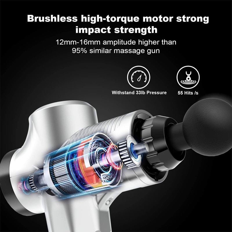 Electric Massage Gun with LCD Display Electric Massage Gun with LCD Display