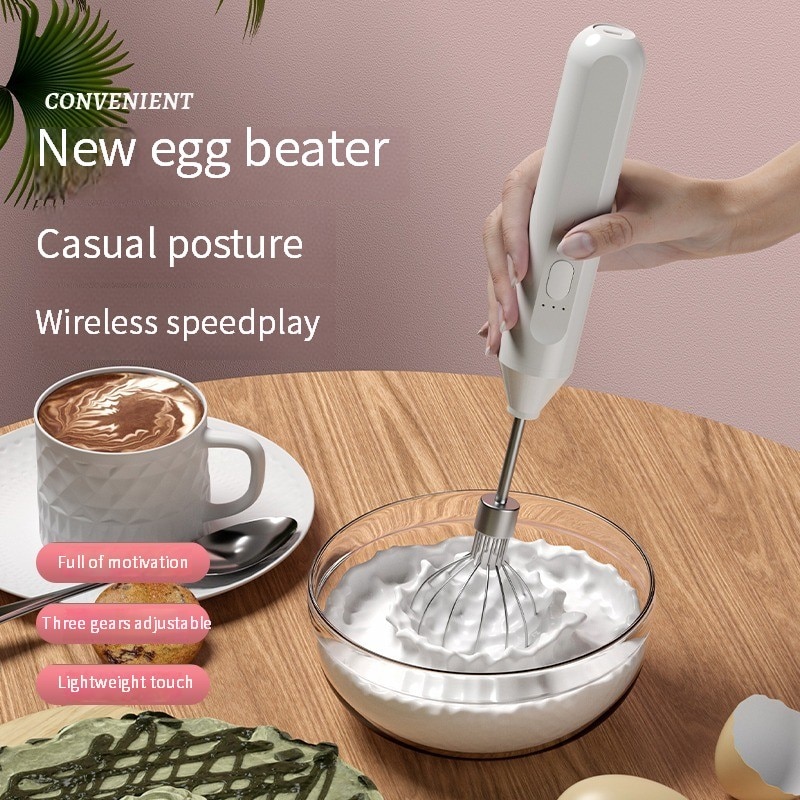 Electric Milk Frother Handheld Egg Beater Coffee Milk Drink Egg Mixer Foamer Foamer Household Kitchen Cooking Tool Electric Milk Frother Handheld Egg Beater Coffee Milk Drink Egg Mixer Foamer Foamer Household Kitchen Cooking Tool