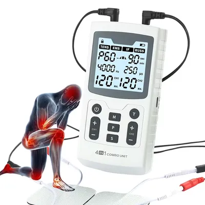Electric Muscle Therapy Stimulator High-Frequency Interferential Physiotherapy Device IFT RUSS TENS EMS Adjustable Body Electric Muscle Therapy Stimulator High-Frequency Interferential Physiotherapy Device IFT RUSS TENS EMS Adjustable Body