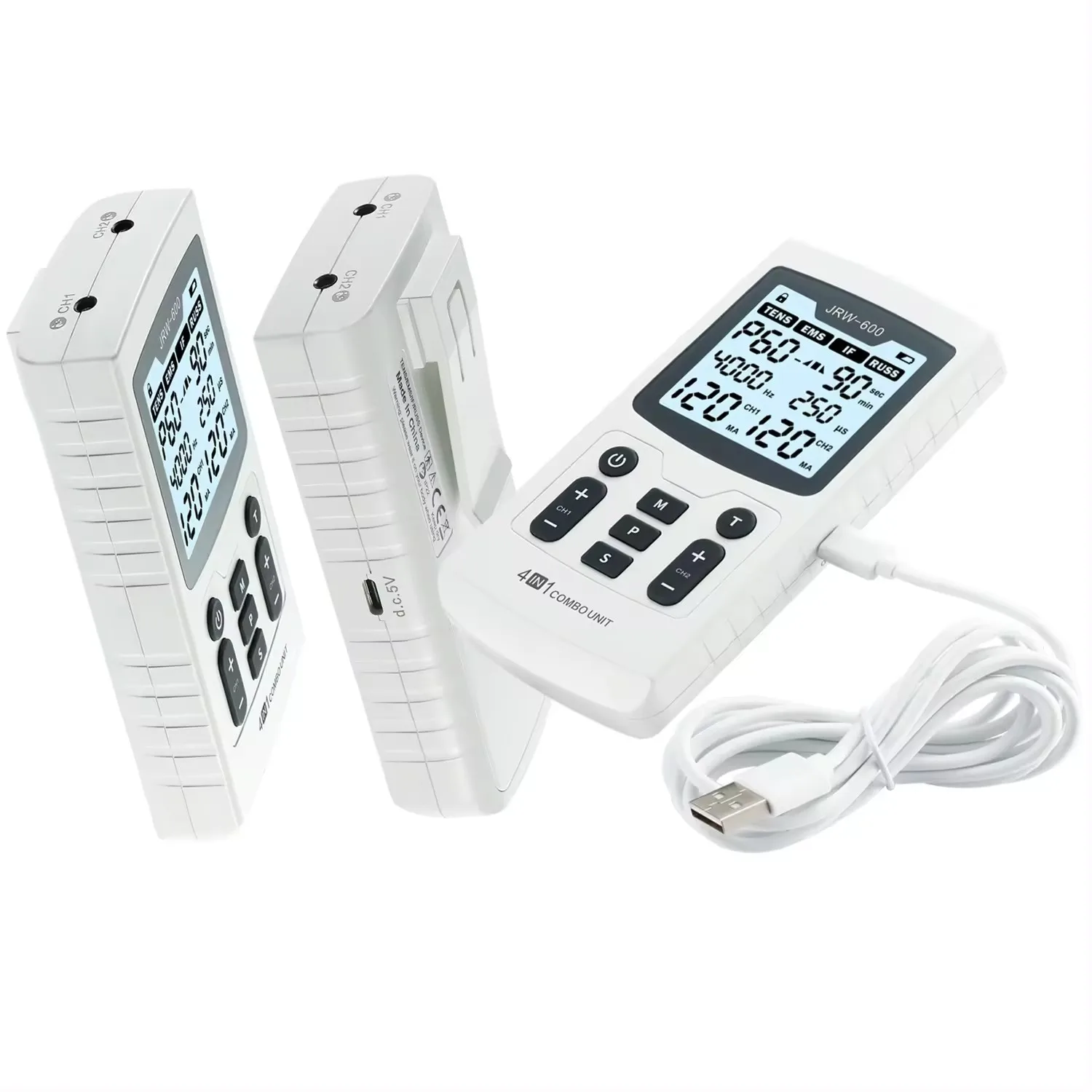 Electric Muscle Therapy Stimulator High-Frequency Interferential Physiotherapy Device IFT RUSS TENS EMS Adjustable Body Electric Muscle Therapy Stimulator High-Frequency Interferential Physiotherapy Device IFT RUSS TENS EMS Adjustable Body