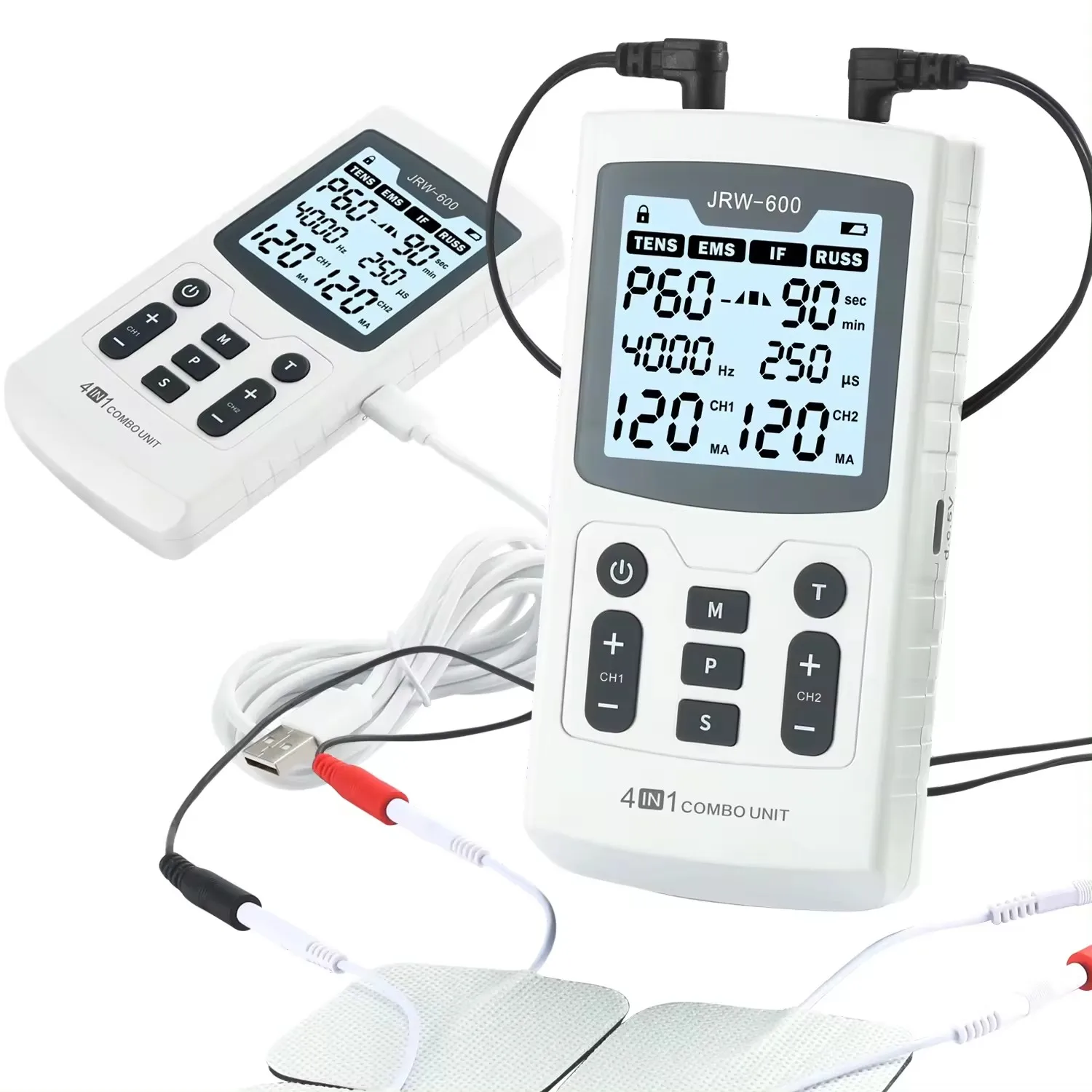 Electric Muscle Therapy Stimulator High-Frequency Interferential Physiotherapy Device IFT RUSS TENS EMS Adjustable Body Electric Muscle Therapy Stimulator High-Frequency Interferential Physiotherapy Device IFT RUSS TENS EMS Adjustable Body