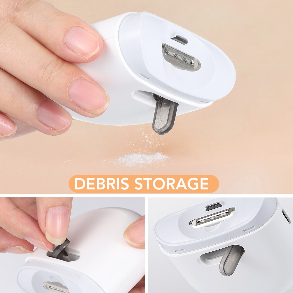 Electric Nail Clipper Automatic Nail Grinder for Children and Adult Nail Grinder Trimmer USB Charging Mini Palm