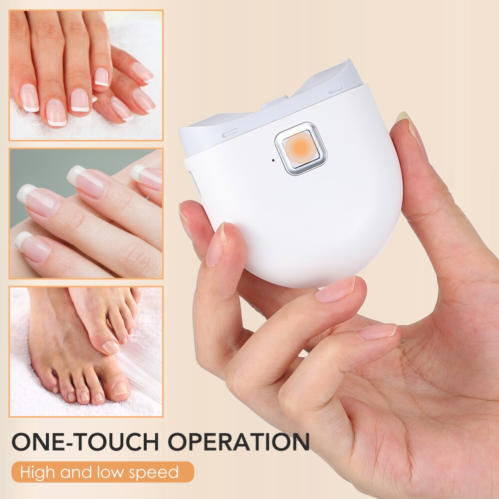 Electric Nail Clipper Automatic Nail Grinder for Children and Adult Nail Grinder Trimmer USB Charging Mini Palm