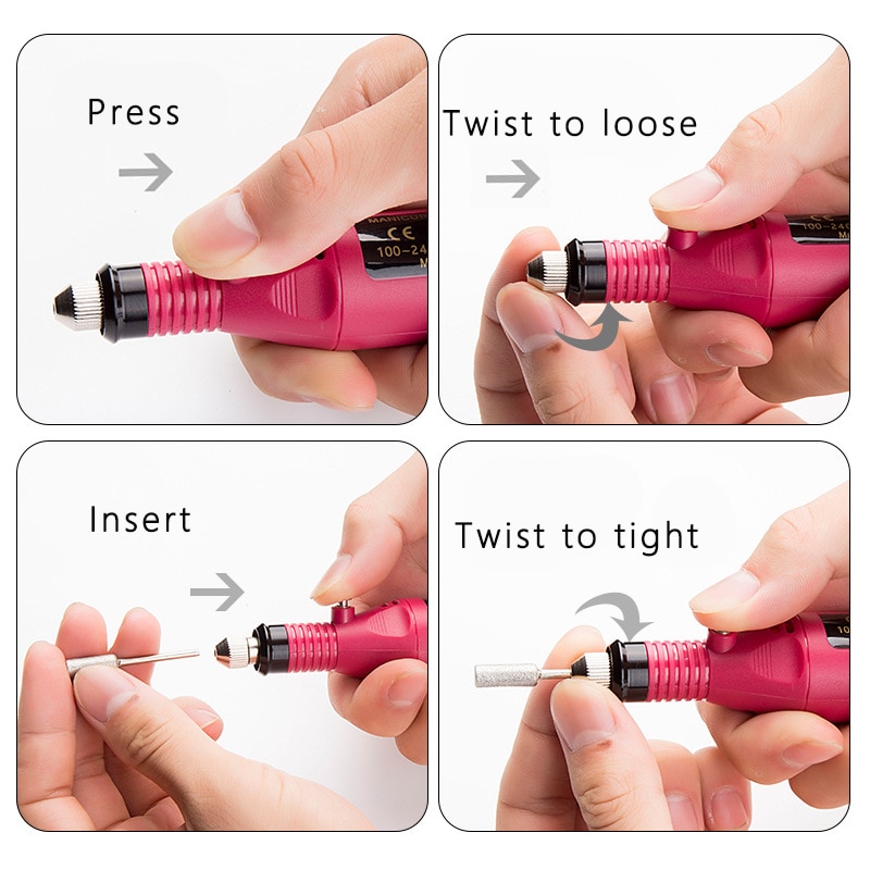 Electric Nail Drill DIY Nail Art Tool Electric Nail Drill DIY Nail Art Tool