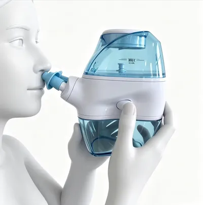 Electric Nasal Irrigator – Nasal Rinse and Cleansing Device Electric Nasal Irrigator – Nasal Rinse and Cleansing Device