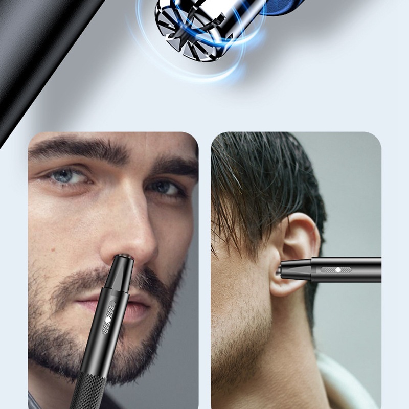 Electric Nose Hair Trimmer Men's Nose And Ear Remover Automatic Washable Electric Shaving Tools USB Rechargeable
