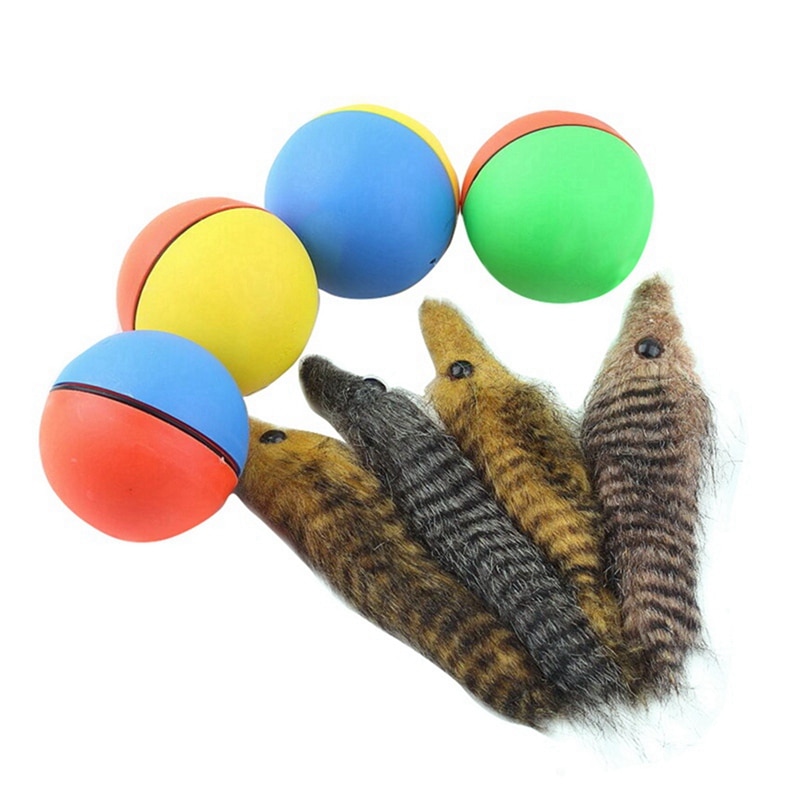 Electric Pet Teaser Weasel Ball Toy