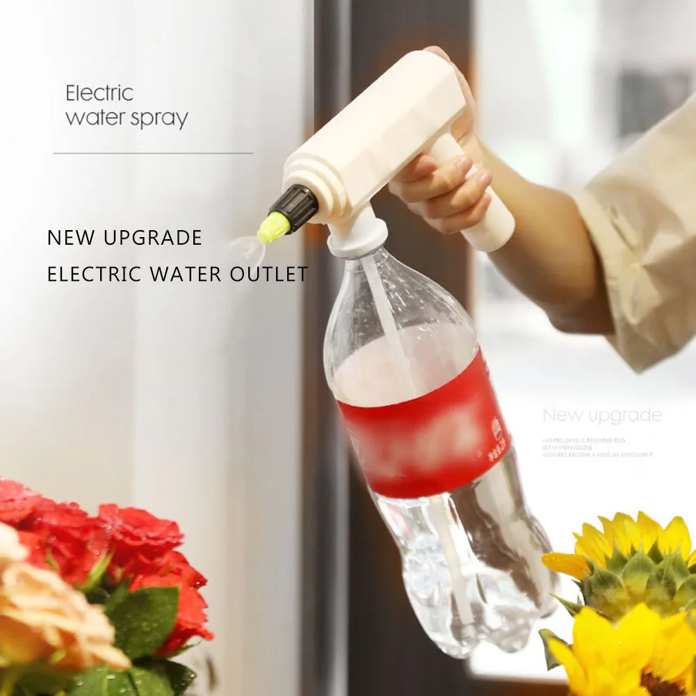 Electric Plant Spray Bottle Watering Can Head Multifunctional USB Home And Garden Sprayer Greenhouses Garden Watering Electric Plant Spray Bottle Watering Can Head Multifunctional USB Home And Garden Sprayer Greenhouses Garden Watering