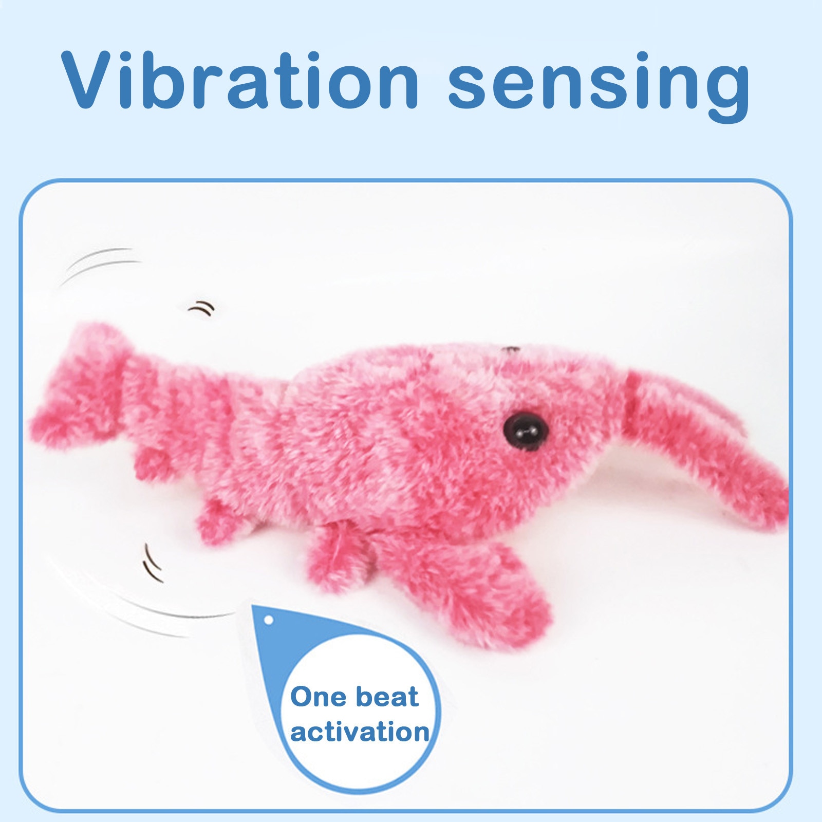 Electric Plush Jumping Shrimp Toy Electric Plush Jumping Shrimp Toy