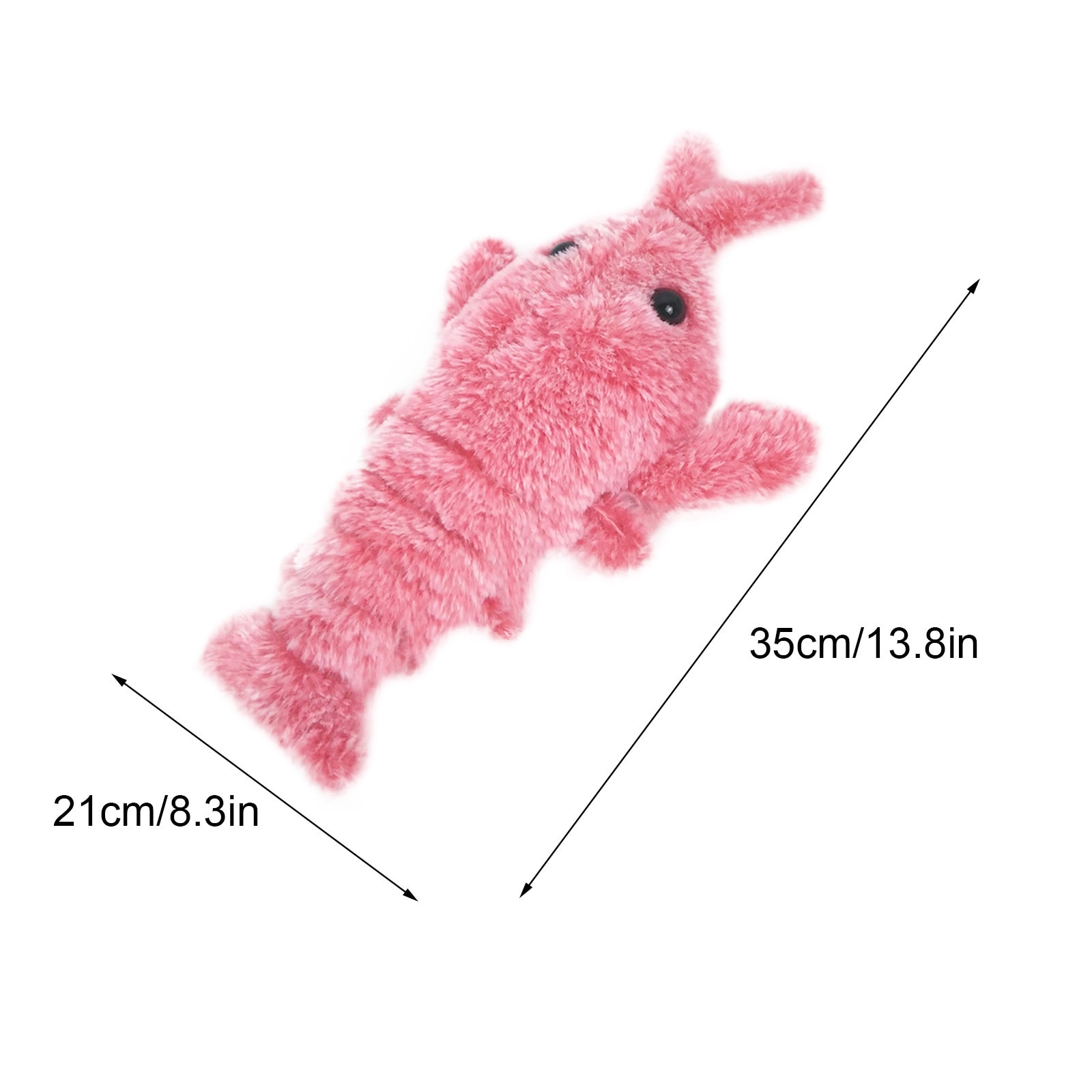 Electric Plush Jumping Shrimp Toy Electric Plush Jumping Shrimp Toy