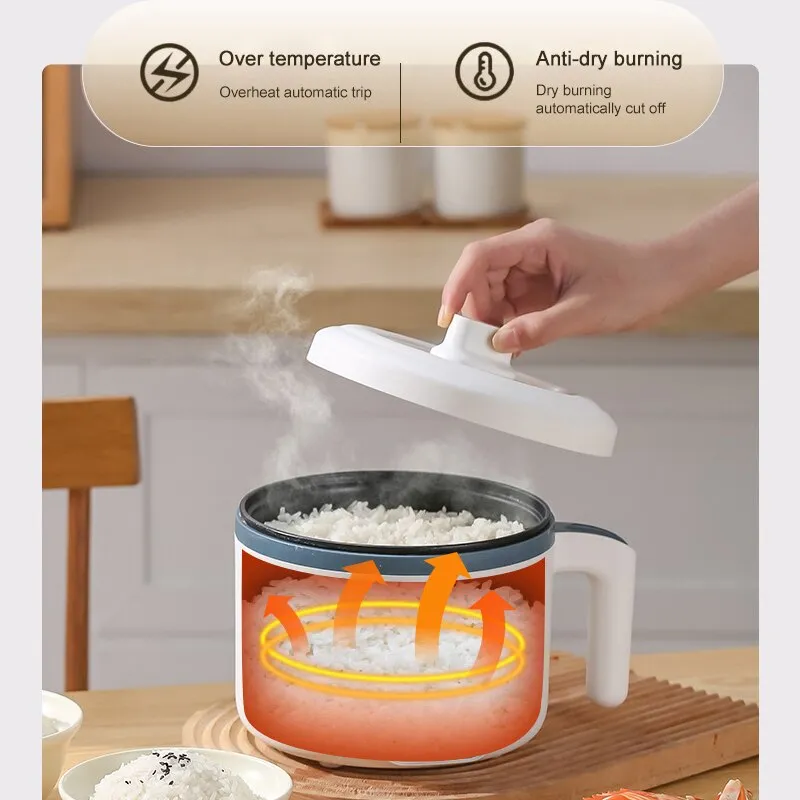 Electric Rice Cooker Single Double Layer Multi Cooker Non-Stick Smart Mechanical MultiCooker Steamed Rice Pot For Home