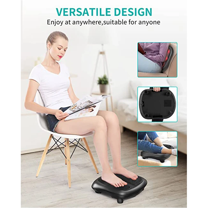 Electric Shiatsu Foot Massager with Heat and Vibration Foot Relaxation Machine Electric Shiatsu Foot Massager with Heat and Vibration Foot Relaxation Machine