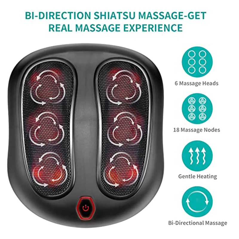 Electric Shiatsu Foot Massager with Heat and Vibration Foot Relaxation Machine Electric Shiatsu Foot Massager with Heat and Vibration Foot Relaxation Machine