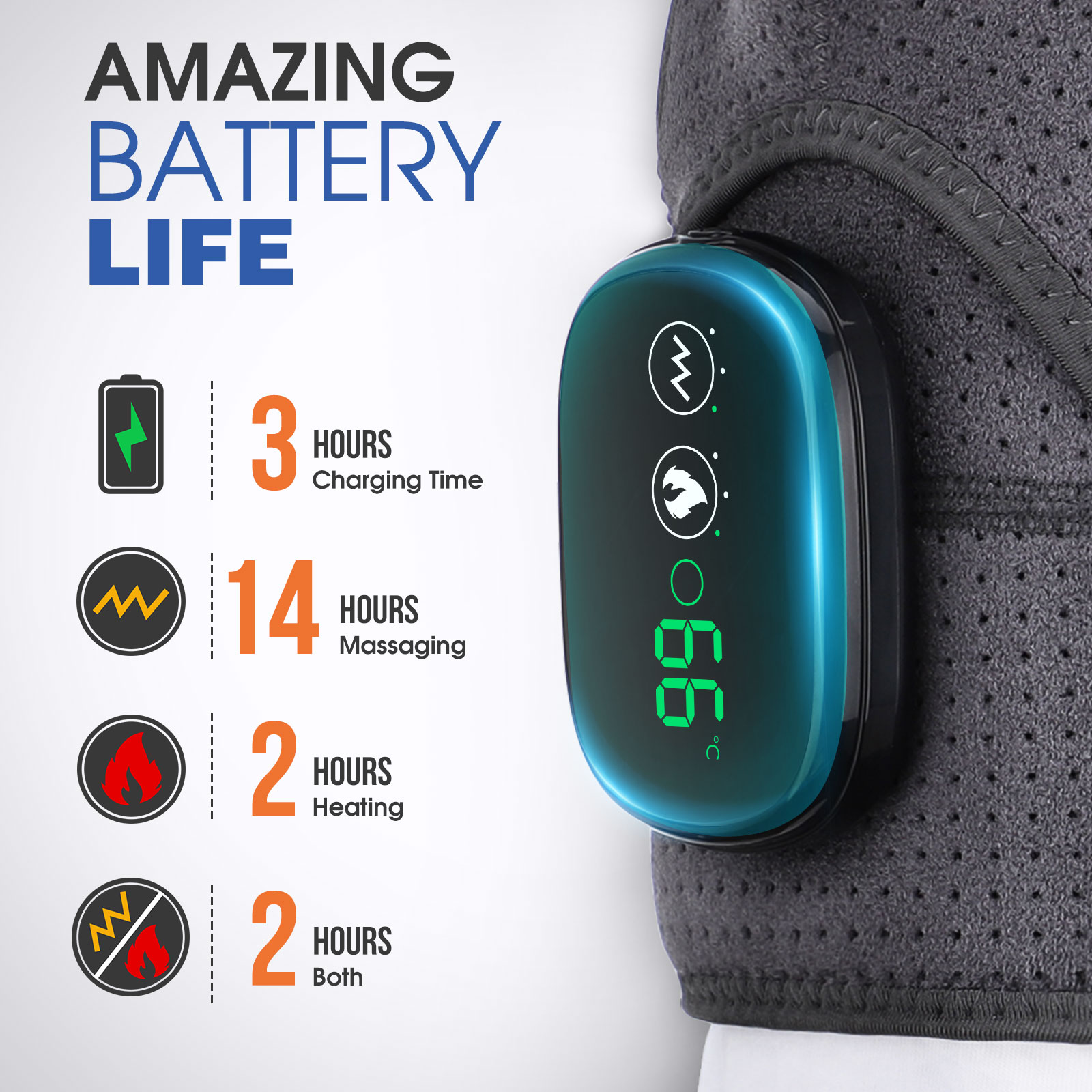 Electric Shoulder Massager Heating Pad Vibration Massage Support Belt Arthritis Pain Relief Shoulder Thermal