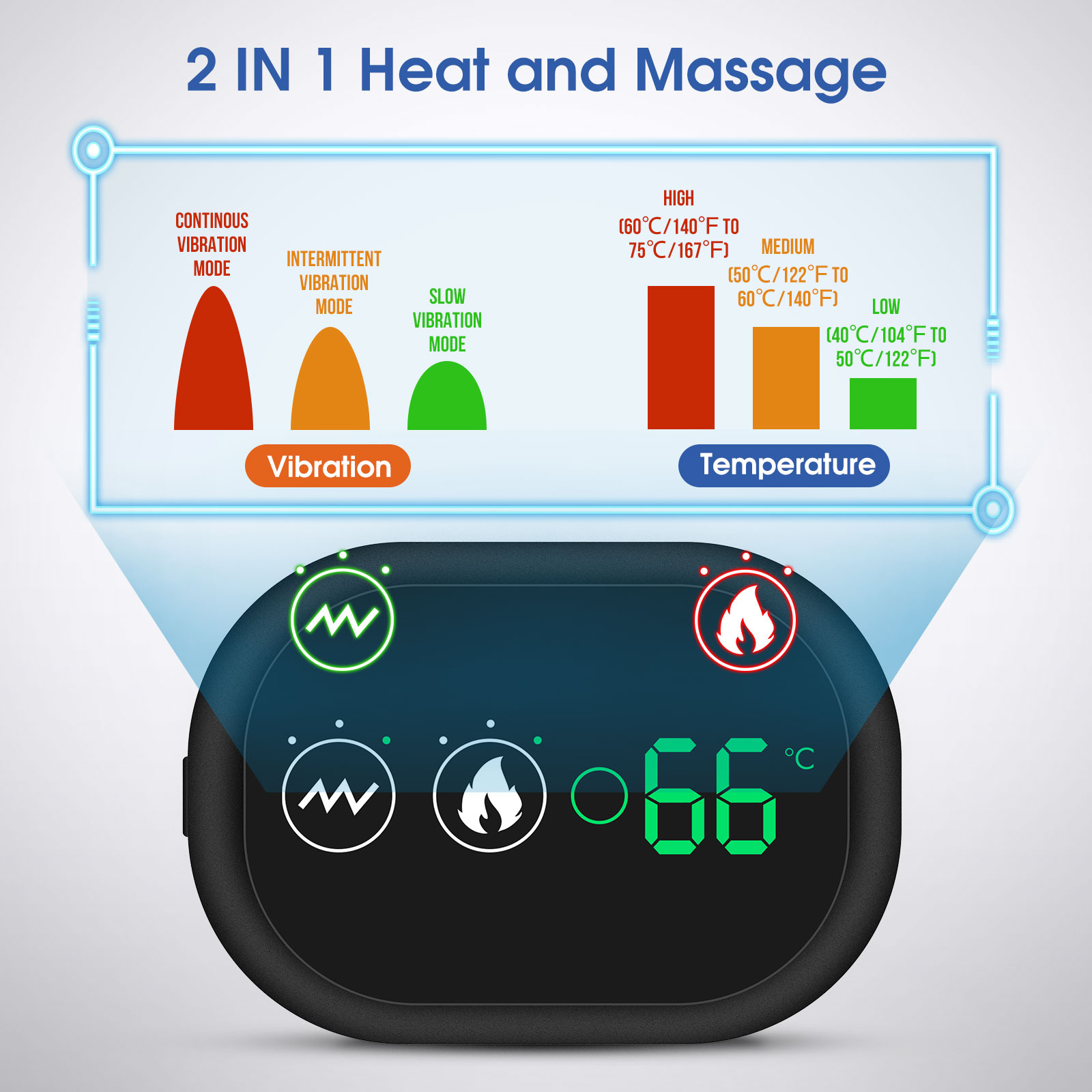 Electric Shoulder Massager Heating Pad Vibration Massage Support Belt Arthritis Pain Relief Shoulder Thermal