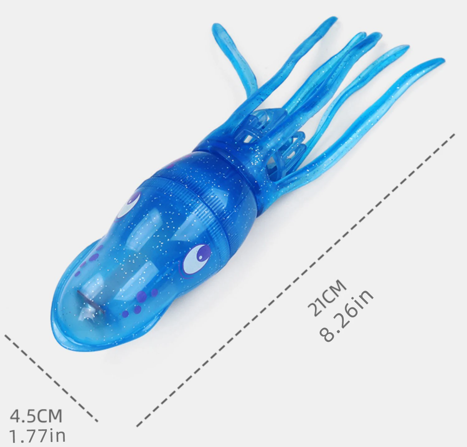 Electric Squid Bath Tub Pool Toy Light Up Fish Bathroom Toy