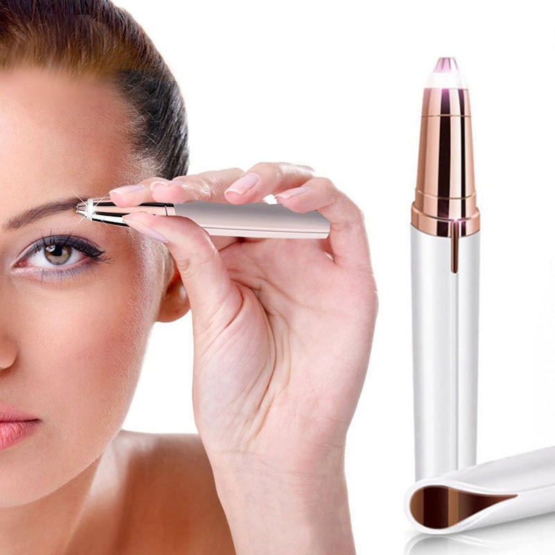 Electric Trimmer Women Eyebrow Pencil Automatic Hair Removal Beauty Battery Model Electric Trimmer Women Eyebrow Pencil Automatic Hair Removal Beauty Battery Model