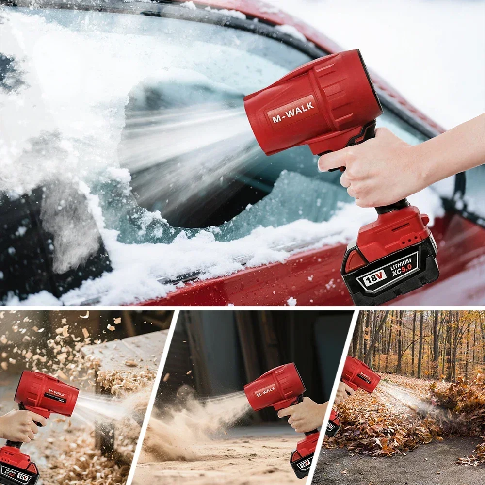 Electric Turbojet Fan 30000r/min Super Strong Wind Force Car Dust Removal Tool Car For M 18V Battery Pin blower