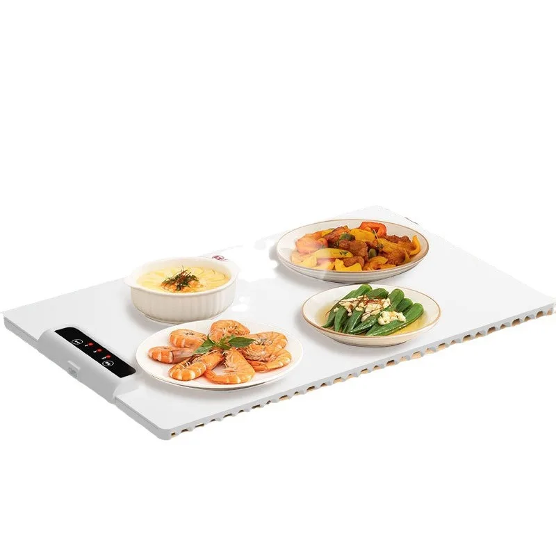 Electric Warming Tray with Adjustable Temperature Smart Warming Plate Silicone Fast Heating for Parties Family