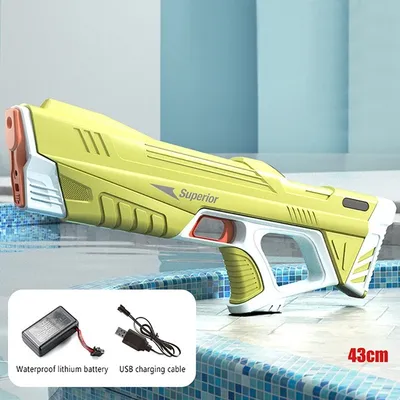 Electric Water Gun Toys Bursts High Pressure Strong Charging Energy Water Automatic Water Spray Toy Guns