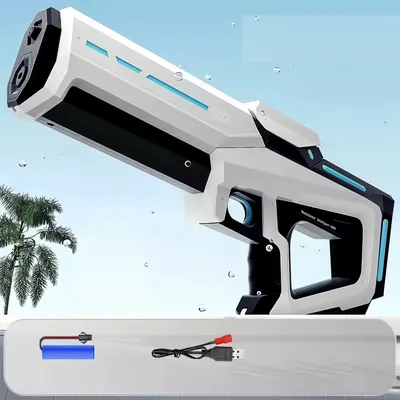Electric Water Guns For Adults Powerful Squirt Automatic Water Suction Water Blasters Summer Outdoor Beach Toy For Kids Electric Water Guns For Adults Powerful Squirt Automatic Water Suction Water Blasters Summer Outdoor Beach Toy For Kids