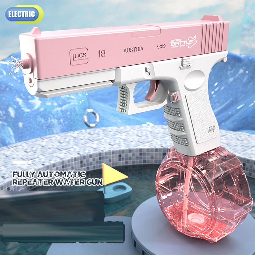 Electric Water Storage Gun Pistol Shooting Toy Portable Children Summer Beach Outdoor Fight Fantasy Toys for Boys Kids Electric Water Storage Gun Pistol Shooting Toy Portable Children Summer Beach Outdoor Fight Fantasy Toys for Boys Kids