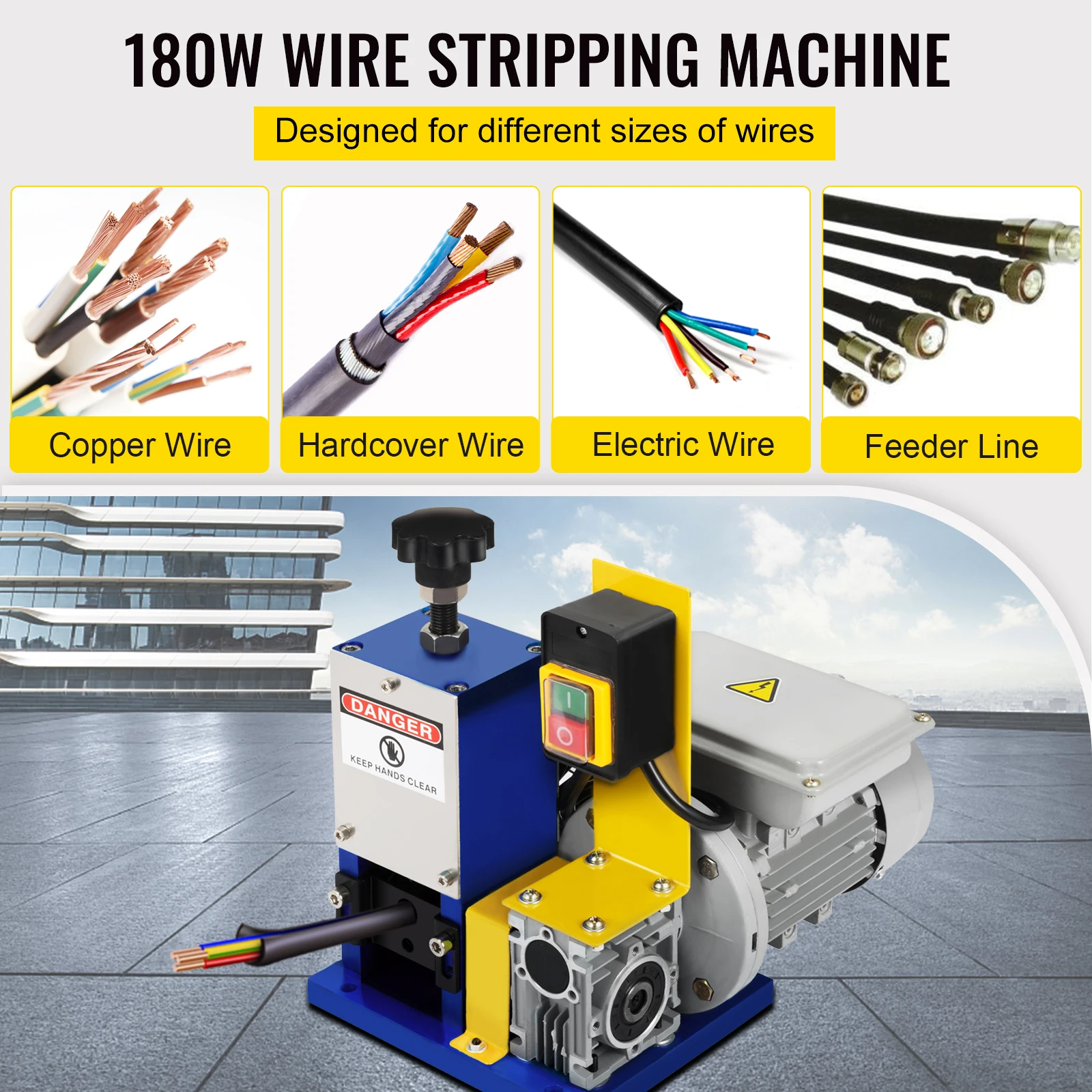 Electric Wire Stripping Machine Portable Wire Stripper Cable Stripper 1.5-25mm 180W 220V 110V for Scrap Copper Recycling Electric Wire Stripping Machine Portable Wire Stripper Cable Stripper 1.5-25mm 180W 220V 110V for Scrap Copper Recycling