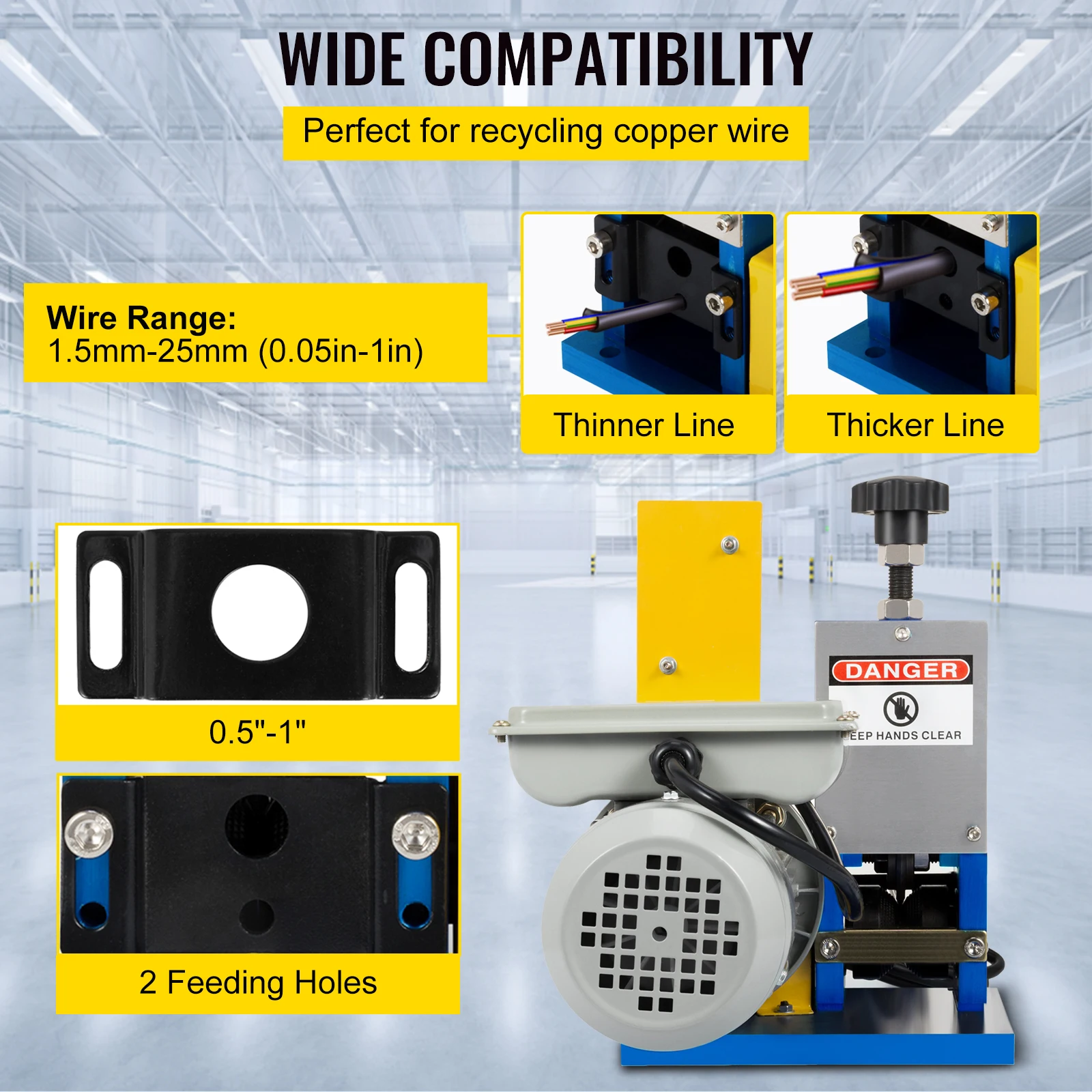 Electric Wire Stripping Machine Portable Wire Stripper Cable Stripper 1.5-25mm 180W 220V 110V for Scrap Copper Recycling Electric Wire Stripping Machine Portable Wire Stripper Cable Stripper 1.5-25mm 180W 220V 110V for Scrap Copper Recycling