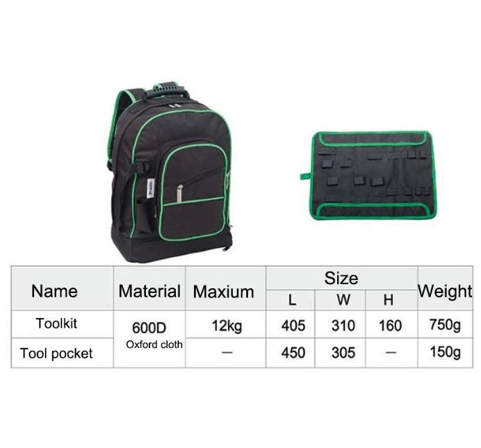 Electrician Backpack Tool Bag Electrician Backpack Tool Bag