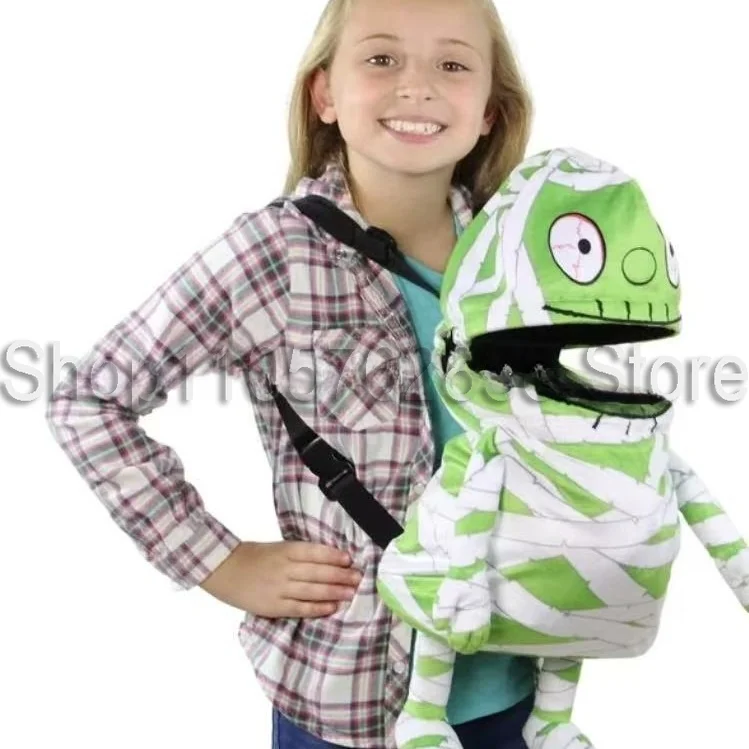 Electroacoustic Mummy Halloween Prank Candy Bag, Children's Plush Handbag, Creative Voice Production Bag Accessories