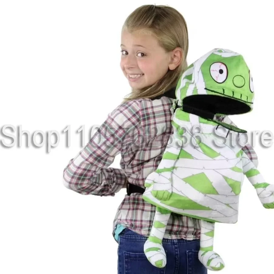 Electroacoustic Mummy Halloween Prank Candy Bag, Children's Plush Handbag, Creative Voice Production Bag Accessories