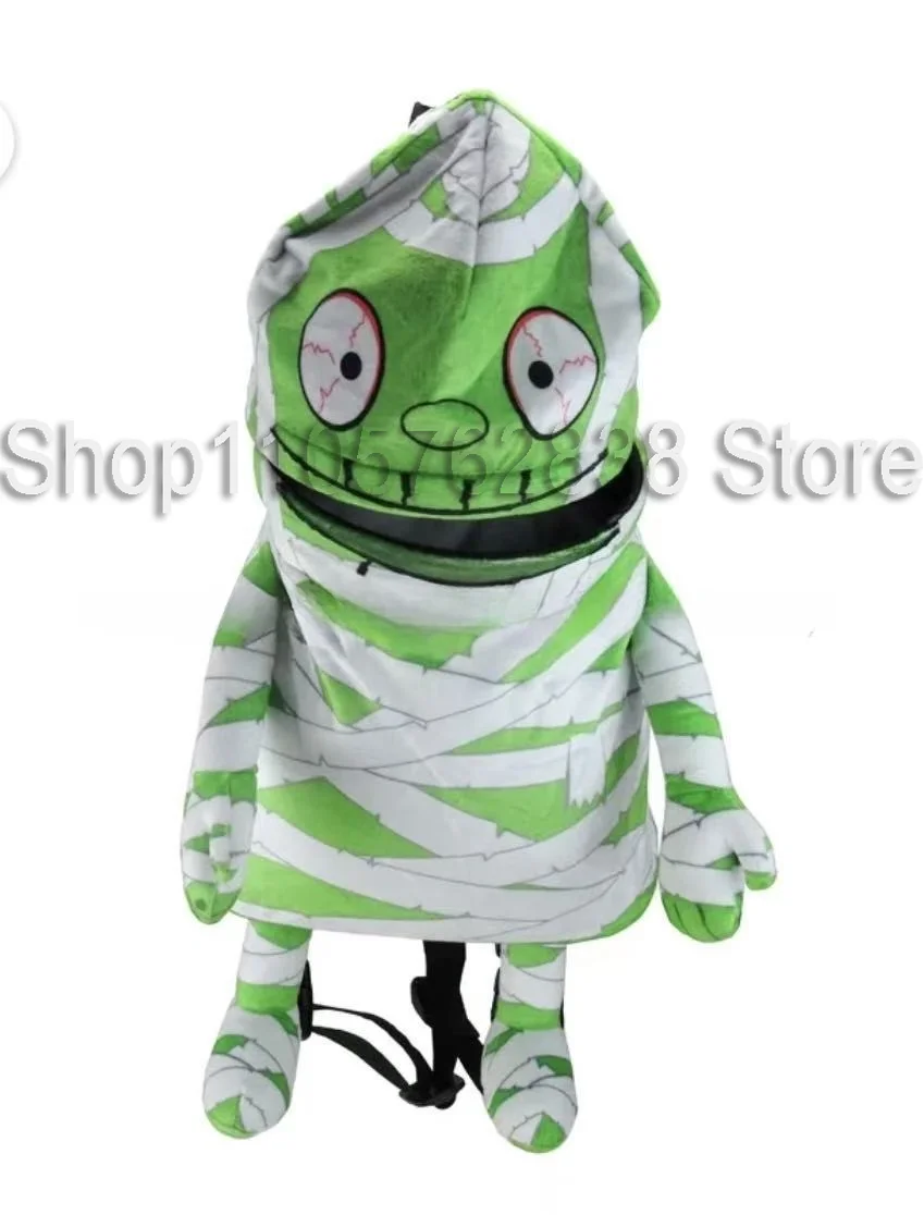 Electroacoustic Mummy Halloween Prank Candy Bag, Children's Plush Handbag, Creative Voice Production Bag Accessories