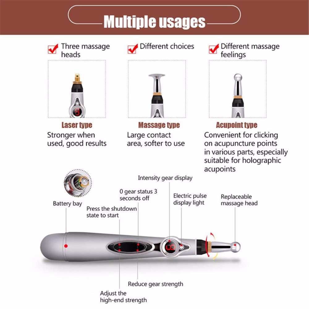 Electronic Acupuncture Pen Massager Electronic Acupuncture Pen Massager