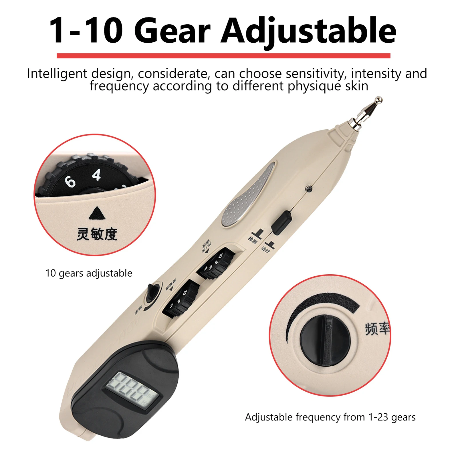 Electronic Acupuncture Pen Tens Point Detector Acupuntura Massage Pain Therapy Acupuncture Meridian Energy Pen Muscle