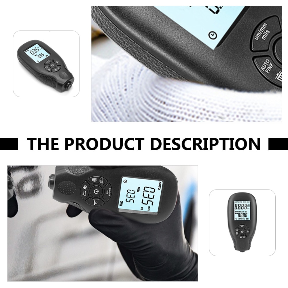 Electronic Car Paint Thickness Gauge Electronic Car Paint Thickness Gauge