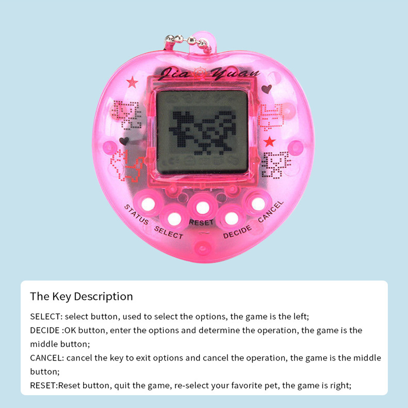 Electronic Pet Machine Handheld Game Machine Black And White Screen With 168 Animal Patterns Children Happy Interactive Electronic Pet Machine Handheld Game Machine Black And White Screen With 168 Animal Patterns Children Happy Interactive