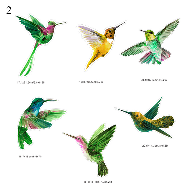 Electrostatic Bird Window Clings