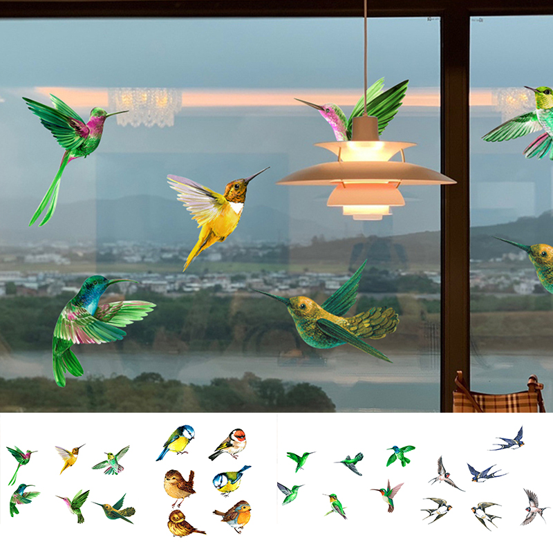 Electrostatic Bird Window Clings