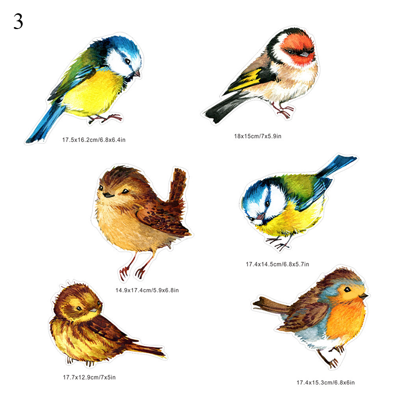 Electrostatic Bird Window Clings