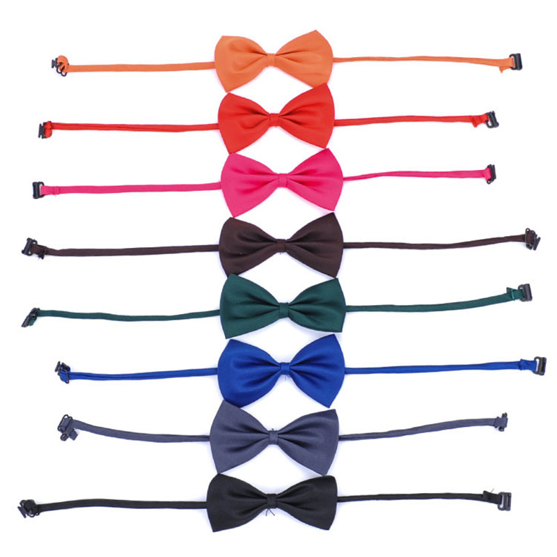 Elegant Adjustable Dog Bow Collar