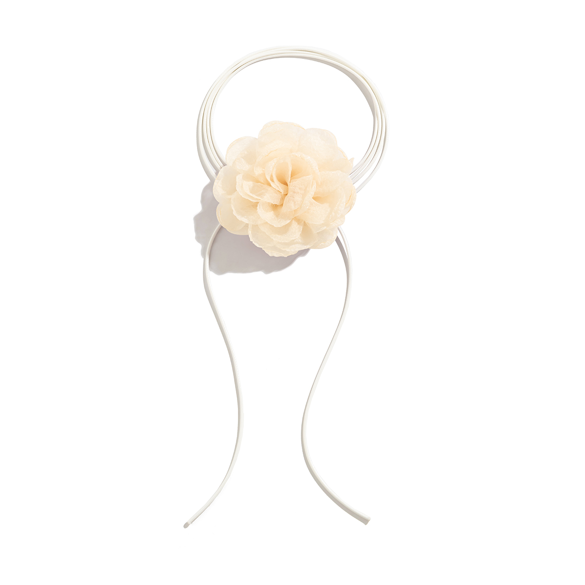 Elegant Big Rose Choker